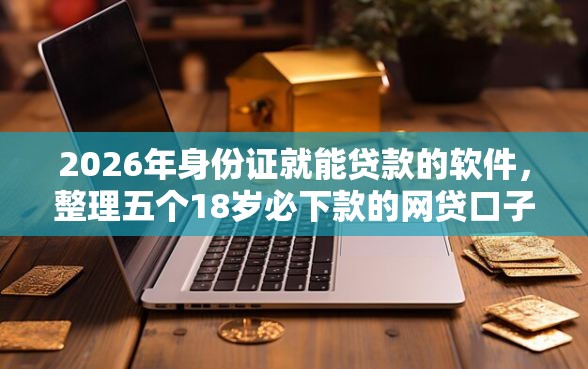 2026年身份证就能贷款的软件，整理五个18岁必下款的网贷口子