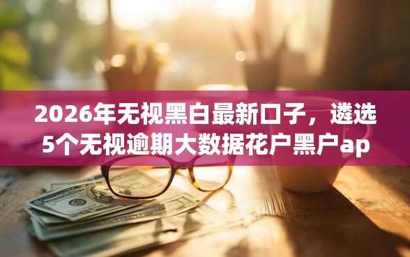 2026年无视黑白最新口子，遴选5个无视逾期大数据花户黑户app