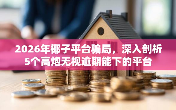2026年椰子平台骗局，深入剖析5个高炮无视逾期能下的平台