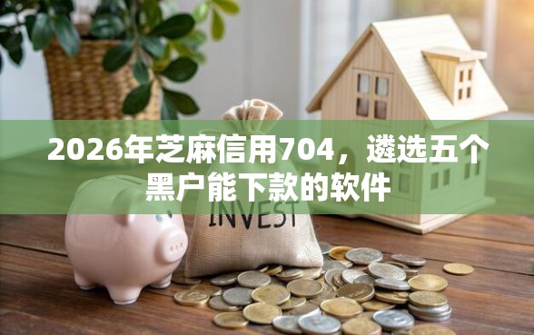 2026年芝麻信用704，遴选五个黑户能下款的软件
