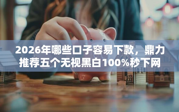 2026年哪些口子容易下款，鼎力推荐五个无视黑白100%秒下网贷口子