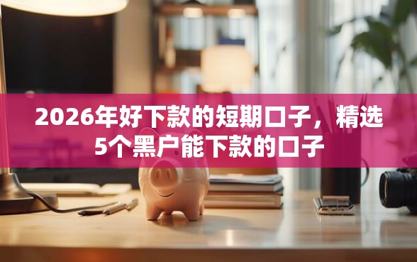 2026年好下款的短期口子，精选5个黑户能下款的口子