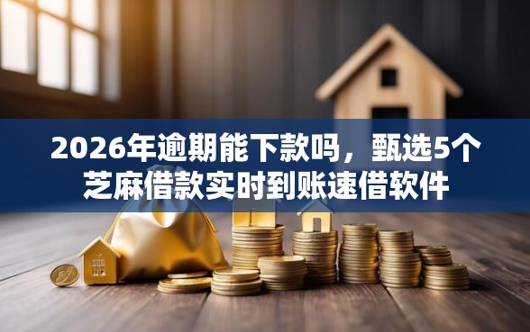2026年逾期能下款吗，甄选5个芝麻借款实时到账速借软件