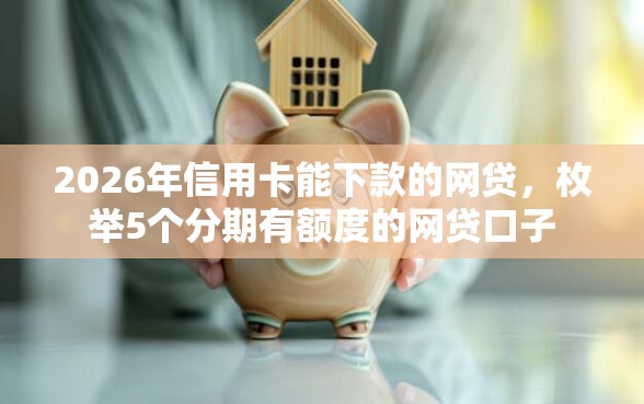 2026年信用卡能下款的网贷，枚举5个分期有额度的网贷口子