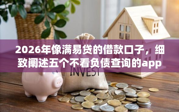 2026年像满易贷的借款口子，细致阐述五个不看负债查询的app