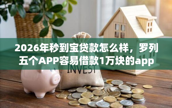 2026年秒到宝贷款怎么样，罗列五个APP容易借款1万块的app