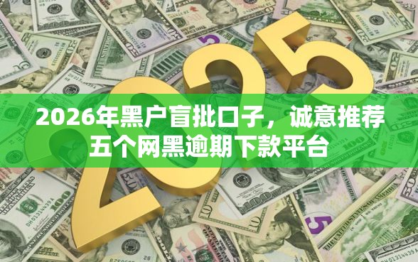 2026年黑户盲批口子，诚意推荐五个网黑逾期下款平台