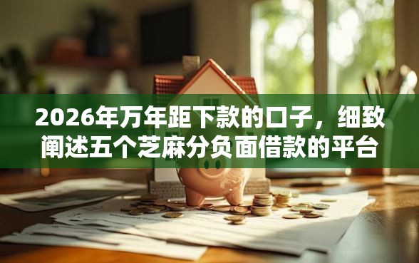 2026年万年距下款的口子，细致阐述五个芝麻分负面借款的平台
