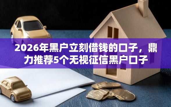 2026年黑户立刻借钱的口子，鼎力推荐5个无视征信黑户口子