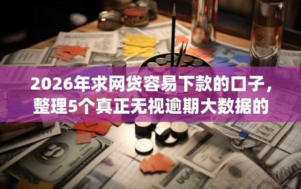 2026年求网贷容易下款的口子，整理5个真正无视逾期大数据的网贷app