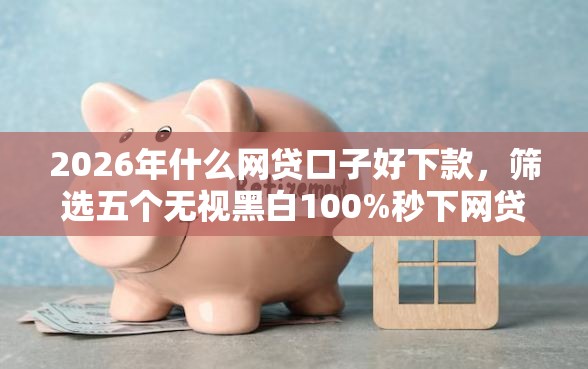2026年什么网贷口子好下款，筛选五个无视黑白100%秒下网贷