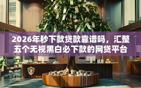 2026年秒下款贷款靠谱吗，汇整五个无视黑白必下款的网贷平台