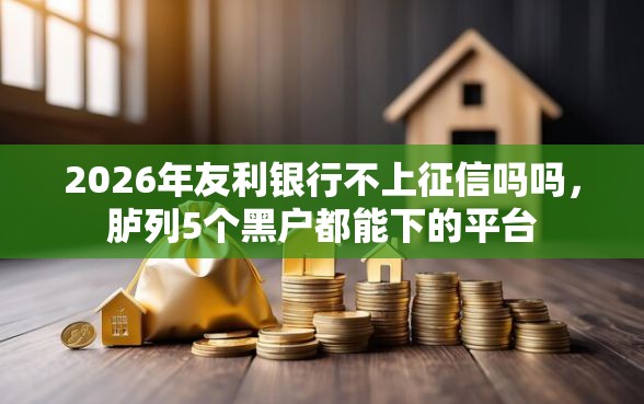 2026年友利银行不上征信吗吗，胪列5个黑户都能下的平台