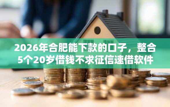 2026年合肥能下款的口子，整合5个20岁借钱不求征信速借软件