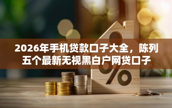 2026年手机贷款口子大全，陈列五个最新无视黑白户网贷口子