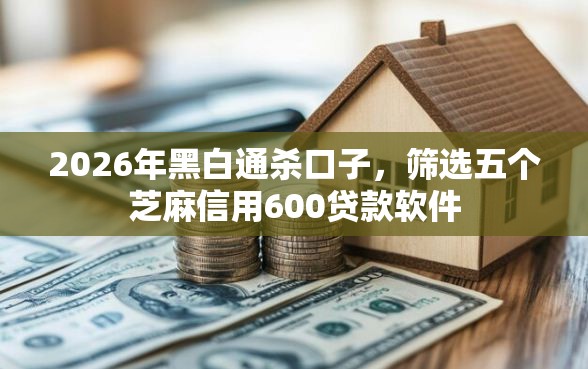 2026年黑白通杀口子，筛选五个芝麻信用600贷款软件