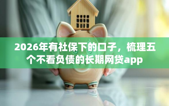 2026年有社保下的口子，梳理五个不看负债的长期网贷app