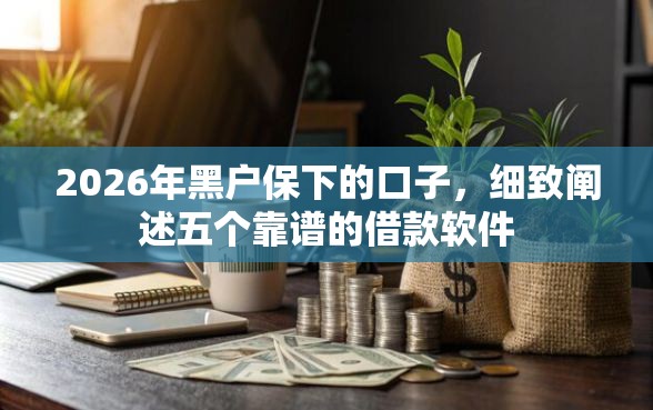 2026年黑户保下的口子，细致阐述五个靠谱的借款软件