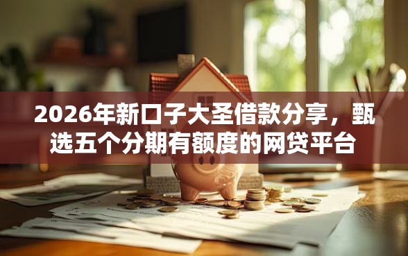 2026年新口子大圣借款分享，甄选五个分期有额度的网贷平台