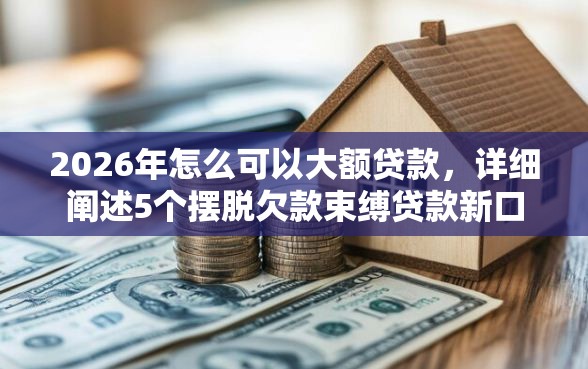 2026年怎么可以大额贷款，详细阐述5个摆脱欠款束缚贷款新口子