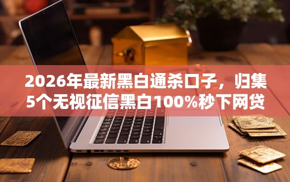 2026年最新黑白通杀口子，归集5个无视征信黑白100%秒下网贷口子