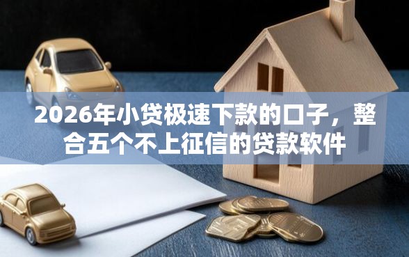 2026年小贷极速下款的口子，整合五个不上征信的贷款软件