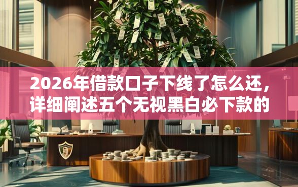 2026年借款口子下线了怎么还，详细阐述五个无视黑白必下款的网贷软件