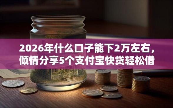 2026年什么口子能下2万左右,倾情分享5个支付宝快贷轻松借软件 2026年什么口子能下2万左右,倾情分享5个支付宝快贷轻松借软件