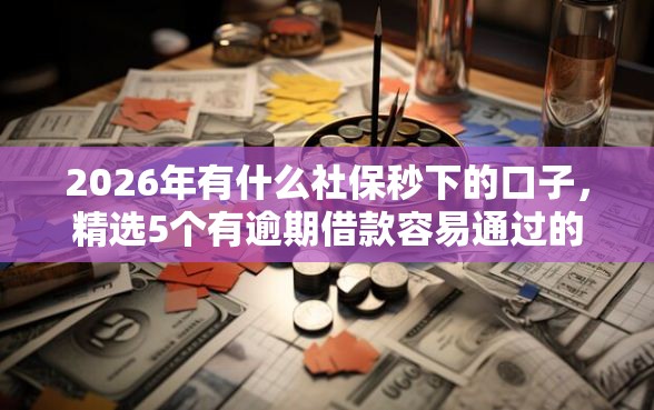 2026年有什么社保秒下的口子，精选5个有逾期借款容易通过的软件