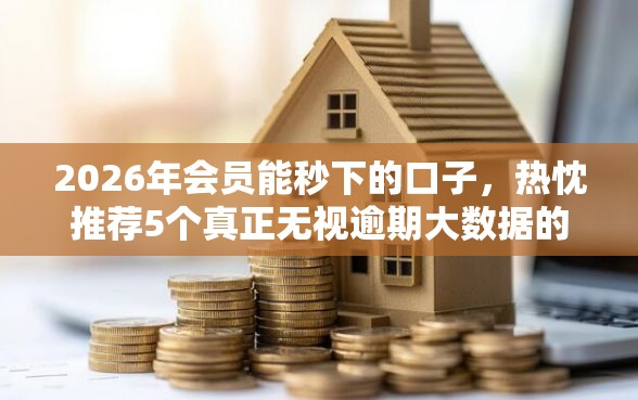 2026年会员能秒下的口子，热忱推荐5个真正无视逾期大数据的网贷平台