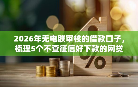 2026年无电联审核的借款口子，梳理5个不查征信好下款的网贷口子