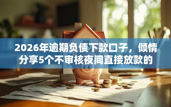 2026年逾期负债下款口子,倾情分享5个不审核夜间直接放款的网贷口子 2026年逾期负债下款口子,倾情分享5个不审核夜间直接放款的网贷口子