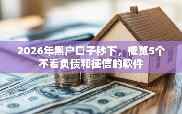2026年黑户口子秒下，概览5个不看负债和征信的软件