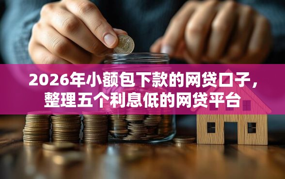 2026年小额包下款的网贷口子，整理五个利息低的网贷平台