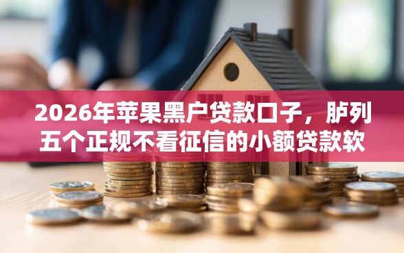 2026年苹果黑户贷款口子，胪列五个正规不看征信的小额贷款软件