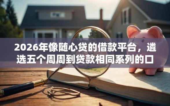 2026年像随心贷的借款平台,遴选五个周周到贷款相同系列的口子 2026年像随心贷的借款平台,遴选五个周周到贷款相同系列的口子
