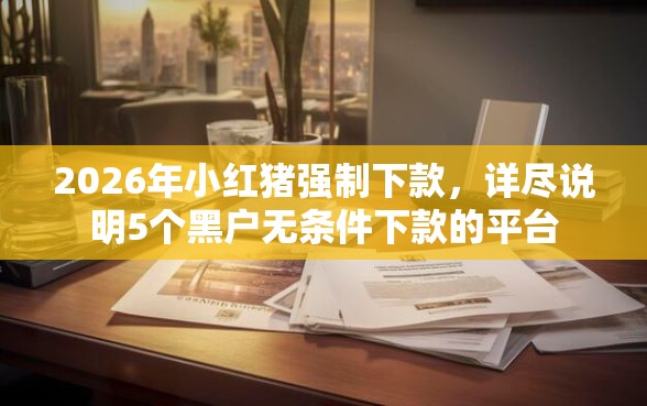 2026年小红猪强制下款，详尽说明5个黑户无条件下款的平台