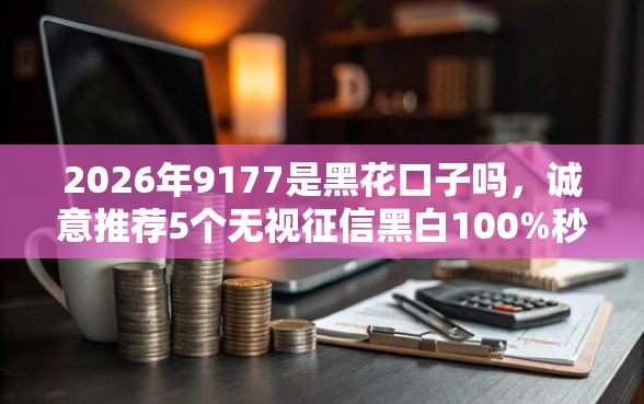 2026年9177是黑花口子吗，诚意推荐5个无视征信黑白100%秒下网贷口子
