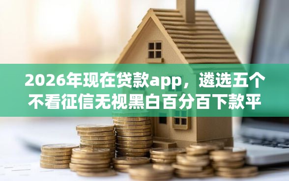 2026年现在贷款app，遴选五个不看征信无视黑白百分百下款平台