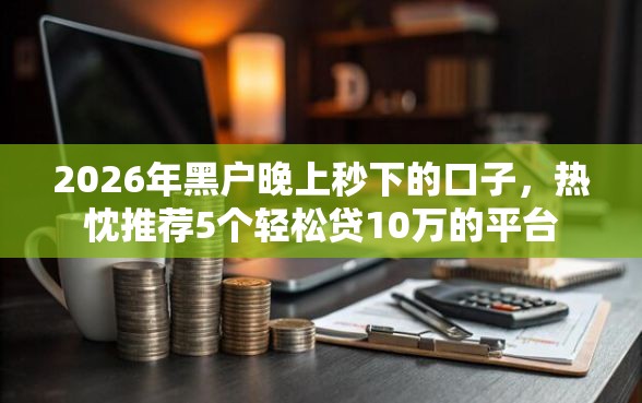 2026年黑户晚上秒下的口子，热忱推荐5个轻松贷10万的平台