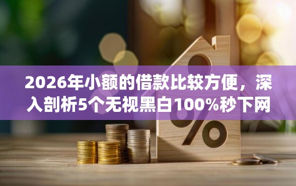2026年小额的借款比较方便，深入剖析5个无视黑白100%秒下网贷app