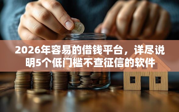 2026年容易的借钱平台，详尽说明5个低门槛不查征信的软件