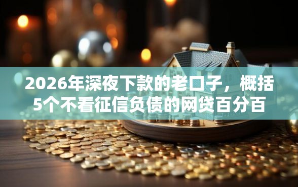 2026年深夜下款的老口子，概括5个不看征信负债的网贷百分百下款口子