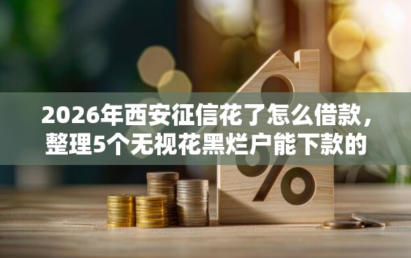 2026年西安征信花了怎么借款，整理5个无视花黑烂户能下款的网贷