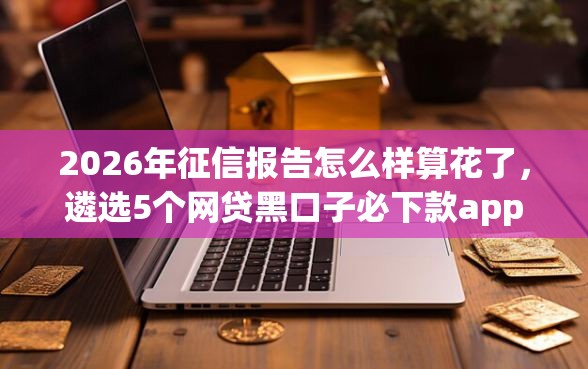 2026年征信报告怎么样算花了，遴选5个网贷黑口子必下款app