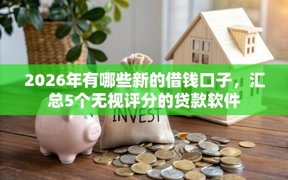 2026年有哪些新的借钱口子，汇总5个无视评分的贷款软件
