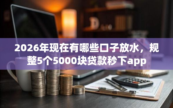2026年现在有哪些口子放水，规整5个5000块贷款秒下app