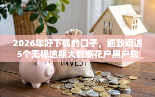 2026年好下钱的口子，细致阐述5个无视逾期大数据花户黑户软件