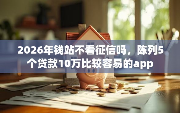 2026年钱站不看征信吗，陈列5个贷款10万比较容易的app