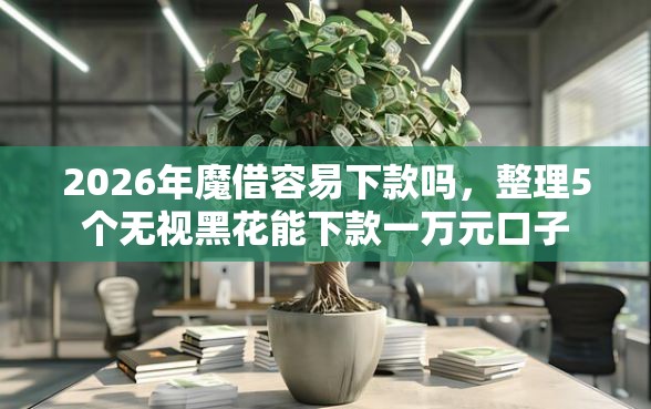 2026年魔借容易下款吗，整理5个无视黑花能下款一万元口子